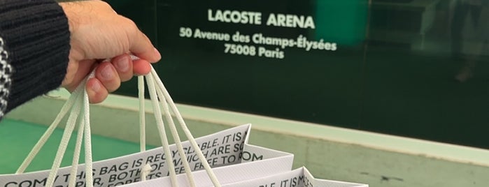 Lacoste is one of Paris.