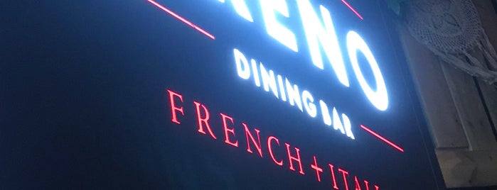 ORENO Dining Bar French + Italian is one of Topics for Restaurant & Bar ⑤.