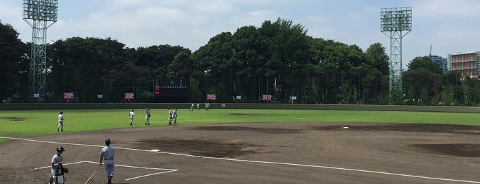 Hardball baseball field is one of Tempat yang Disukai Hide.