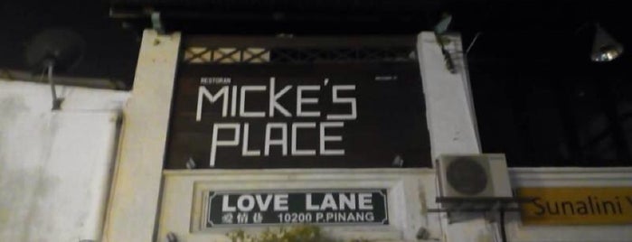 Micke's Place is one of Penang Cafe Hopping.