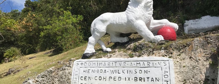 Lion at Gun Hill is one of Barbados Arts & Entertainment.