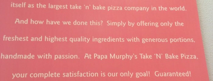 Papa Murphy's is one of Lieux qui ont plu à Rick.