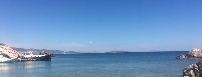 Apantima beach is one of Antiparos Island Cyclades, Greece.
