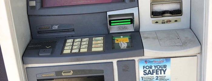 One Nevada Credit Union ATM is one of Lugares favoritos de Ryan.