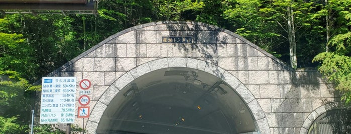雁坂トンネル is one of Tempat yang Disukai Minami.