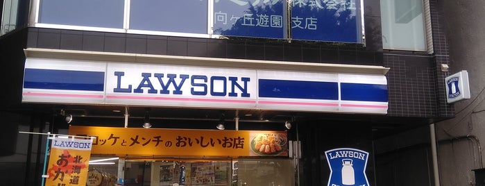 ローソン 向ヶ丘遊園駅南口店 is one of コンビニその4.
