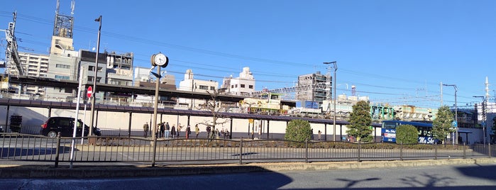 金町駅(南口)バス停 is one of 成田空港交通 新松戸・千葉ニュータウン・成田線.