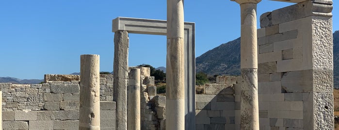 Dimitra's Ancient Temple is one of Naxos 2022.