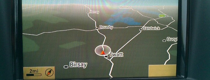 Twatt is one of To visit 🇬🇧🌳🏰🏫🎢🏏🎱.