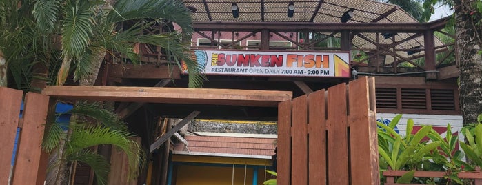 The Sunken Fish is one of West End Roatan.