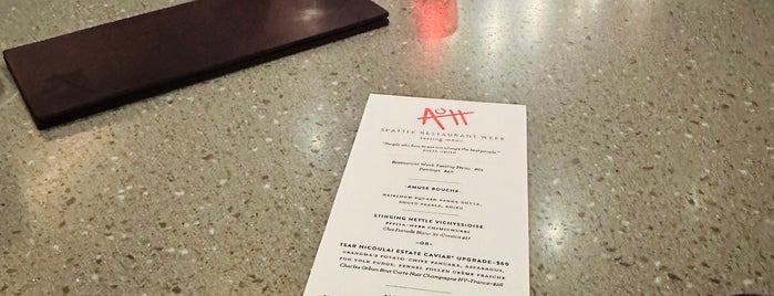 Art of the Table is one of Seattle Must Eats.