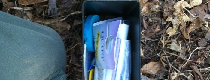Geocache is one of Geocaching.