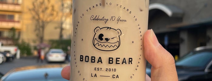 Boba Bear is one of LA date.