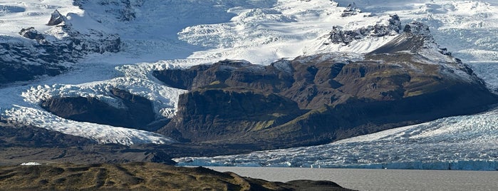 Fjallsárlón Glacier Lagoon is one of Island.