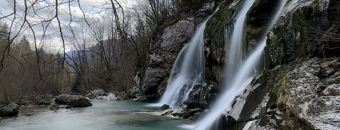 Cascade de Virje is one of Bled and Soca Valley.