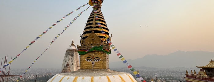 Swayambhunath Stupa is one of Kathmandu, Nepal.