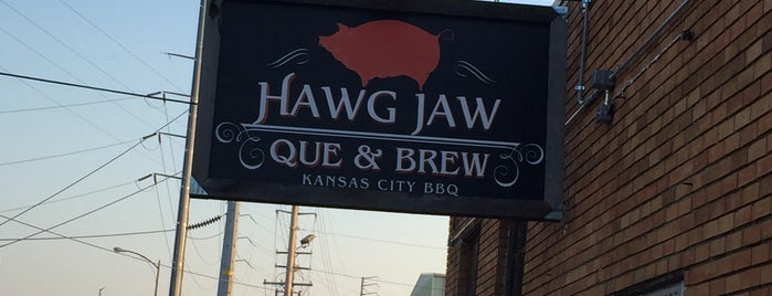 Hawg Jaw Que & Brew is one of BBQ joints.