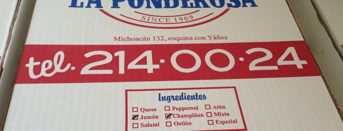 La Ponderosa is one of Munchies y mamadas chilas.