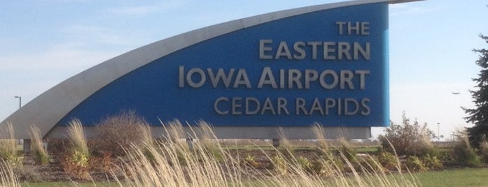 The Eastern Iowa Airport (CID) is one of Cedar Rapids.