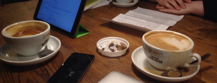 Green Caffè Nero is one of Work From Cafe / ditch your office.