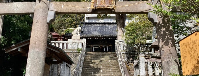湯前神社 is one of 静岡県(静岡市以外)の神社.