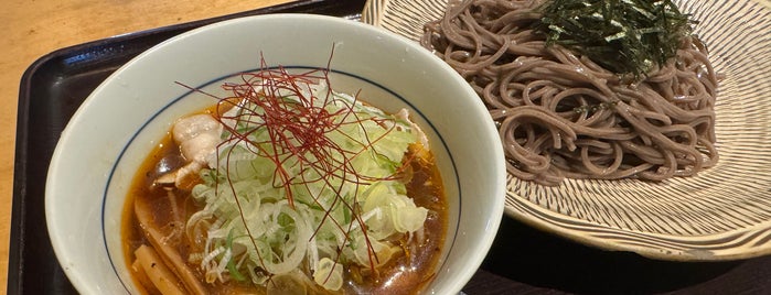 Tsuke-soba Azuchi is one of 食べたい蕎麦.