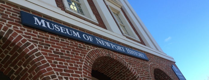 Newport Historical Society Museum & Store is one of Tempat yang Disukai John.