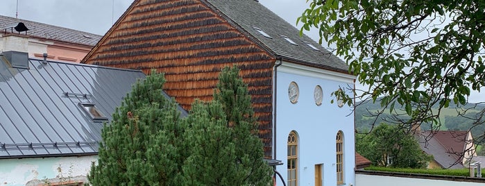 Synagoga Hartmanice is one of Sumava Bohmerwald Bohemian forest (Czech Republic).