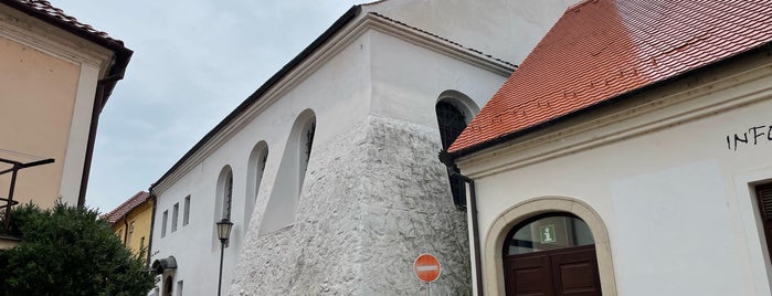 Zadní synagoga is one of Třebíč.