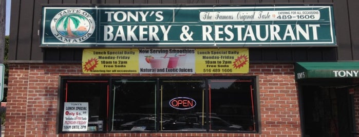Tony's Bakery & Restaurant is one of Anthony : понравившиеся места.