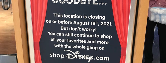 Disney Store is one of CA.