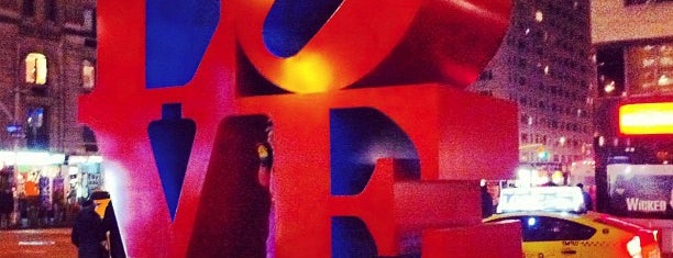 LOVE Sculpture by Robert Indiana is one of NY in December.