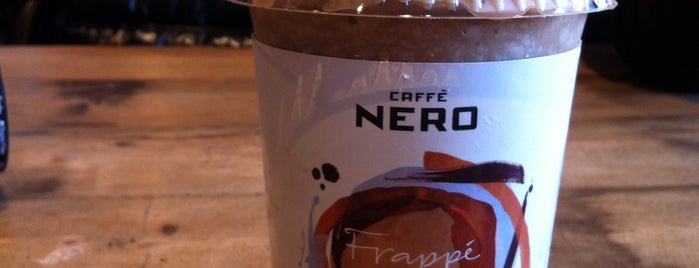 Caffè Nero is one of J Monster's favorite places.