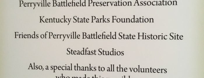 Perryville Battlefield State Historic Site is one of Trips Home.