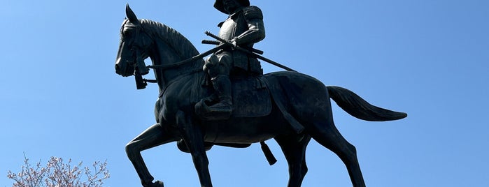 Date Masamune Statue is one of Japan Nippon.