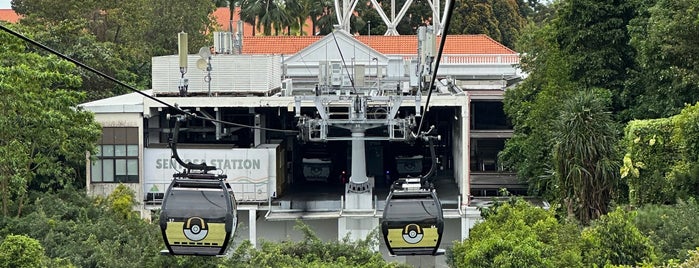 Singapore Cable Car - Sentosa Station is one of Tempat yang Disukai Jaime.