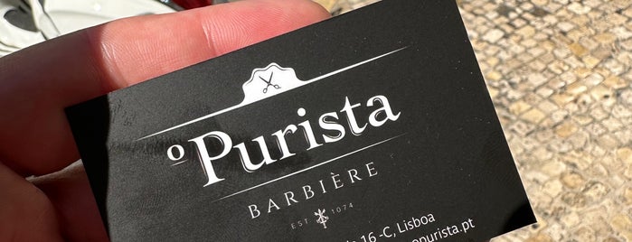 O Purista - Barbière is one of bares lisboa.