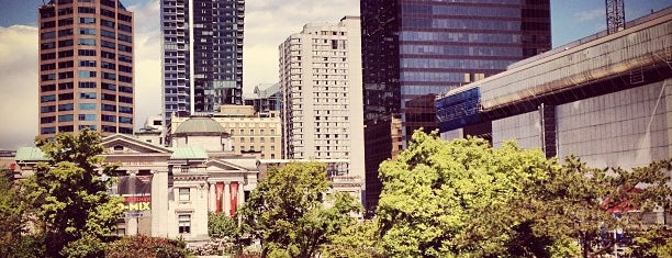 Robson Square is one of Beautiful British Columbia.