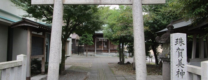 珠賀美神社 is one of 静岡市の神社.