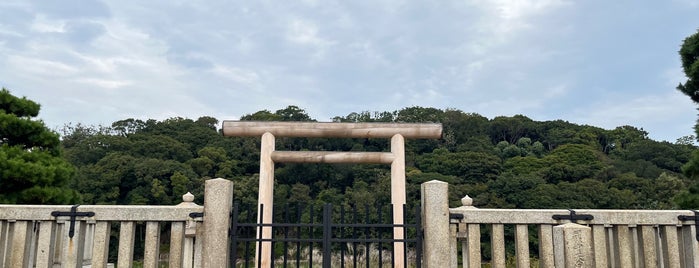 履中天皇 百舌鳥耳原南陵 (上石津ミサンザイ古墳) is one of 西日本の古墳 Acient Tombs in Western Japan.