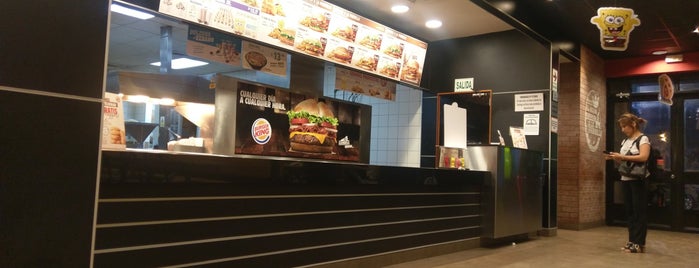 Burger King is one of lugares ok.