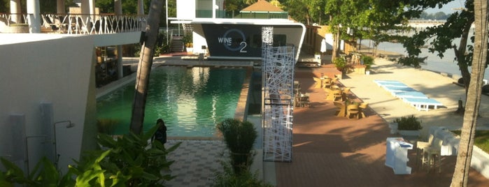 O2 beach club is one of Phuket.