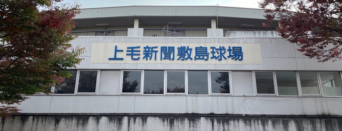上毛新聞敷島球場 is one of baseball stadiums.