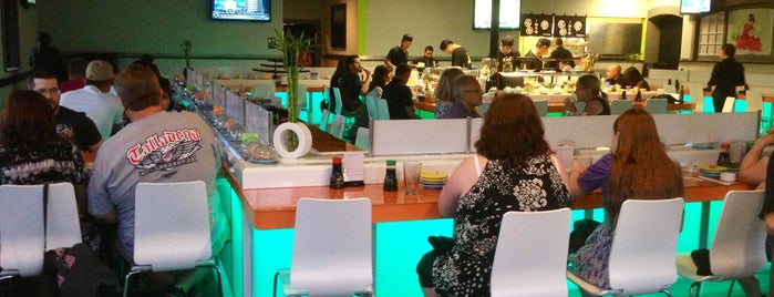 Ahi Revolving Sushi is one of I want to try this place one day.