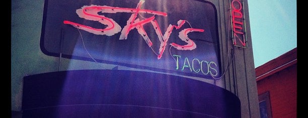 Sky's Gourmet Tacos is one of Samira Recommends.