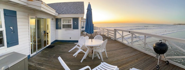 Crystal Pier Hotel Cottages is one of Lugares favoritos de gee.