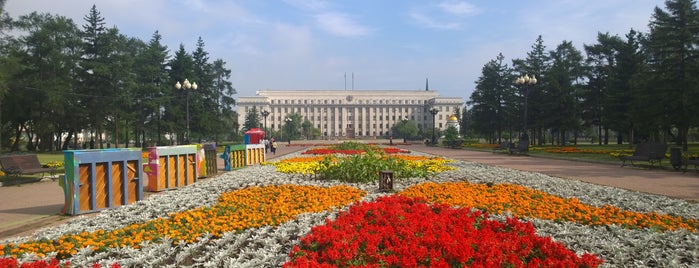 Kirov Square is one of Must visit. Irkutsk.