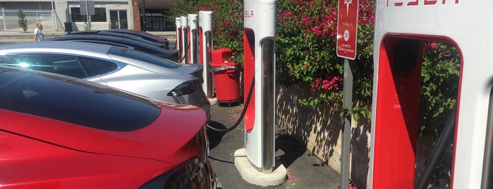 Tesla Supercharger is one of NOHO, Glendale, Burbank, Atwater, Silver Lake, EP.