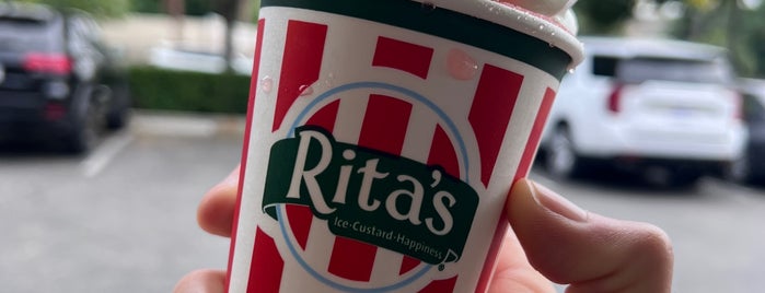 Rita's Italian Ice & Frozen Custard is one of Eat Here Gia!.