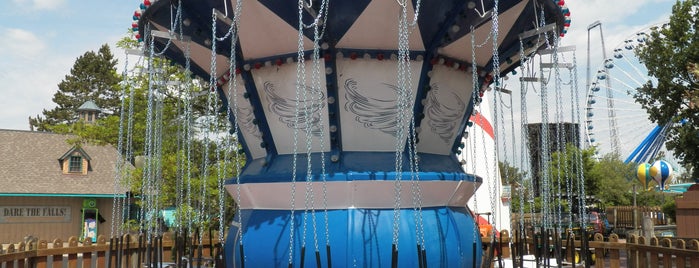 Woody's Whirlers is one of Darien Lake Theme Park.